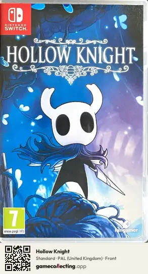 Hollow Knight Nintendo Switch, United Kingdom box front