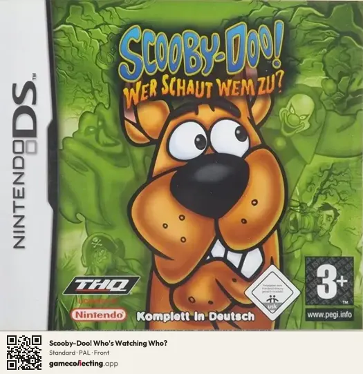 Scooby-Doo! Who's Watching Who? Nintendo DS, PAL box front