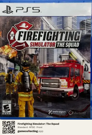 Firefighting Simulator: The Squad PlayStation 5, NTSC box front