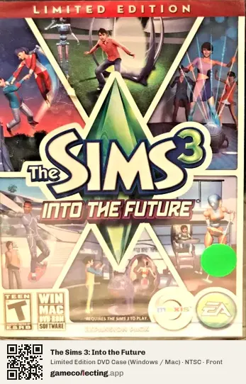 The Sims 3: Into the Future Computer, NTSC box front