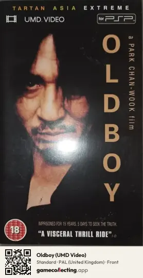 Oldboy (UMD Video) PlayStation Portable, United Kingdom box front