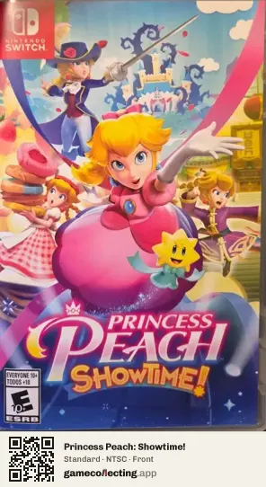 Princess Peach: Showtime! Nintendo Switch, NTSC box front