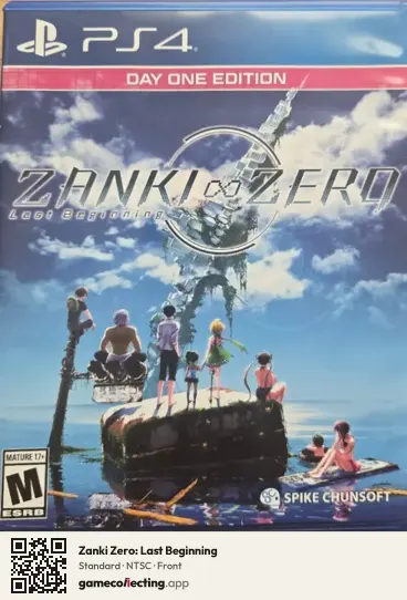 Zanki Zero: Last Beginning PlayStation 4, NTSC box front