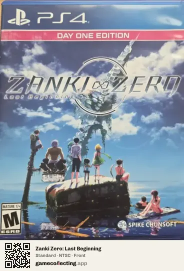 Zanki Zero: Last Beginning PlayStation 4, NTSC box front