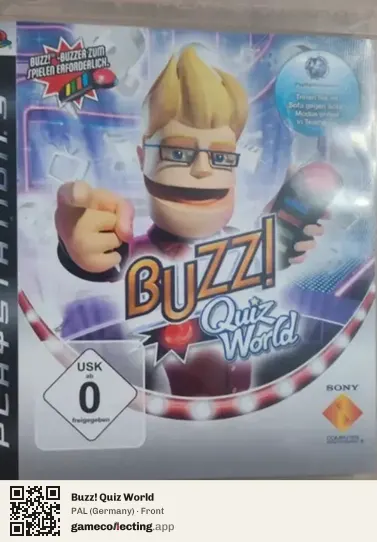 Buzz! Quiz World PlayStation 3, Germany box front