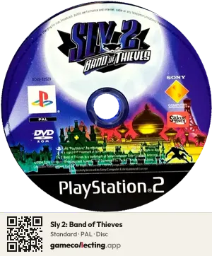Sly 2: Band of Thieves PlayStation 2, PAL disc