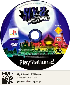Sly 2: Band of Thieves PlayStation 2, PAL disc