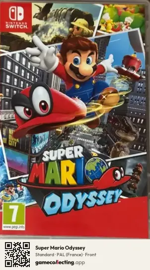 Super Mario Odyssey Nintendo Switch, France box front
