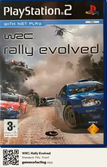 WRC: Rally Evolved PlayStation 2, PAL box front