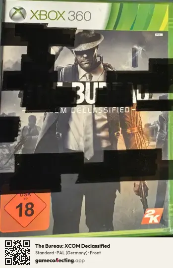 The Bureau: XCOM Declassified Xbox 360, Germany box front