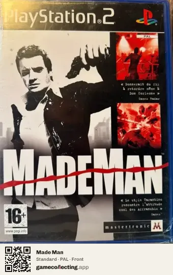 Made Man PlayStation 2, PAL box front