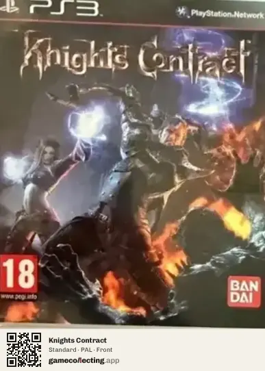 Knights Contract PlayStation 3, PAL box front