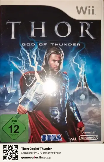 Thor: God of Thunder Nintendo Wii, Germany box front