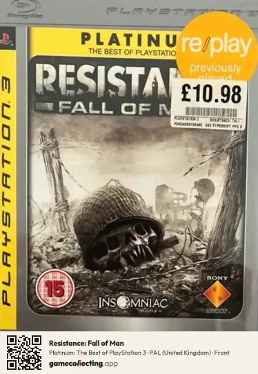 Resistance: Fall of Man PlayStation 3, United Kingdom box front