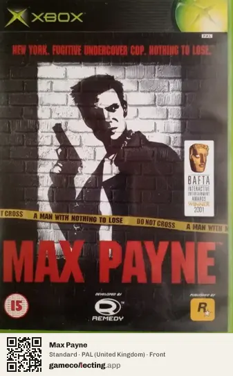 Max Payne Xbox, United Kingdom box front