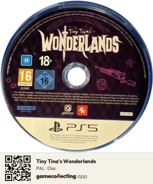 Tiny Tina's Wonderlands PlayStation 5, PAL disc