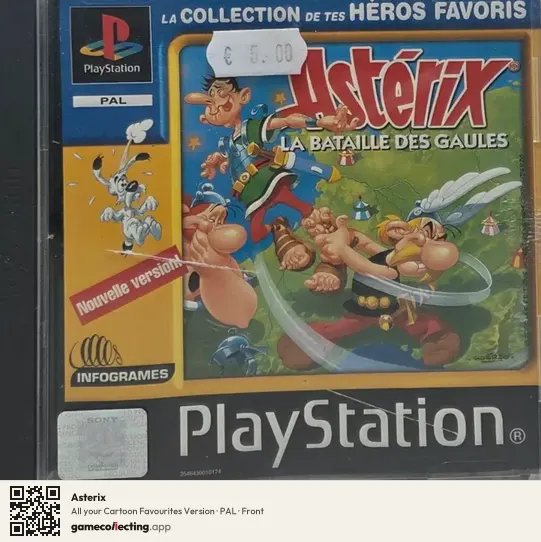 Asterix PlayStation, PAL box front