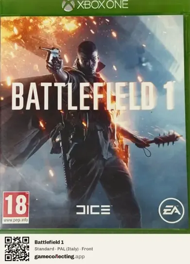 Battlefield 1 Xbox One, Italy box front
