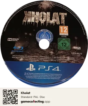 Kholat PlayStation 4, PAL disc