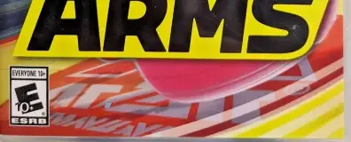 Arms, the ESRB box on its front