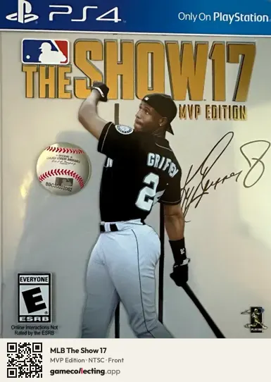 MLB The Show 17 PlayStation 4, NTSC box front