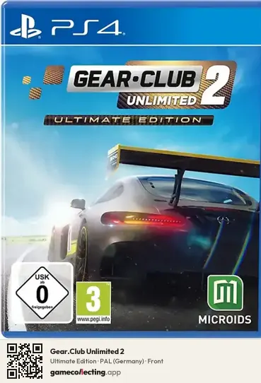 Gear.Club Unlimited 2 PlayStation 4, Germany box front