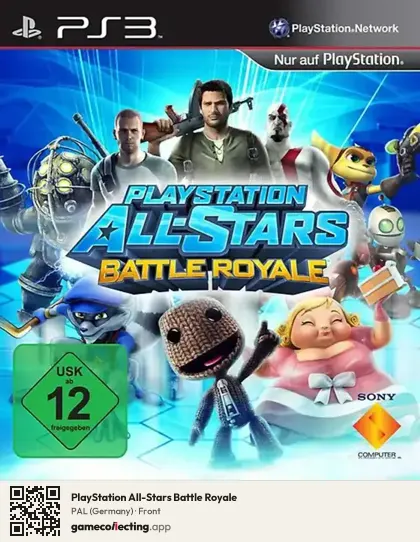 PlayStation All-Stars Battle Royale PlayStation 3, Germany box front