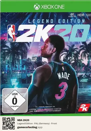 NBA 2K20 Xbox One, Germany box front