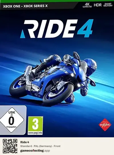 Ride 4 Xbox One, Germany box front