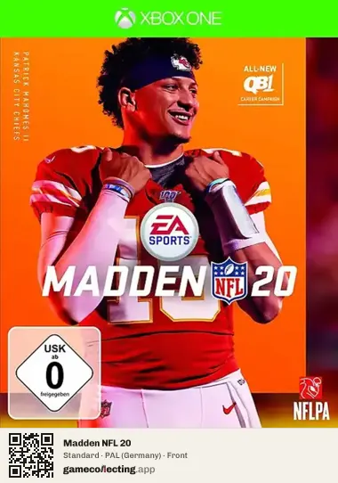 Madden NFL 20 Xbox One, Germany box front