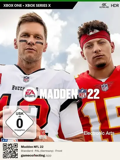 Madden NFL 22 Xbox One, Germany box front