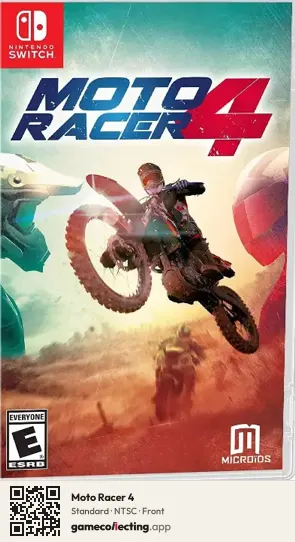 Moto Racer 4 Nintendo Switch, NTSC box front