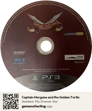 Captain Morgane and the Golden Turtle PlayStation 3, PAL disc