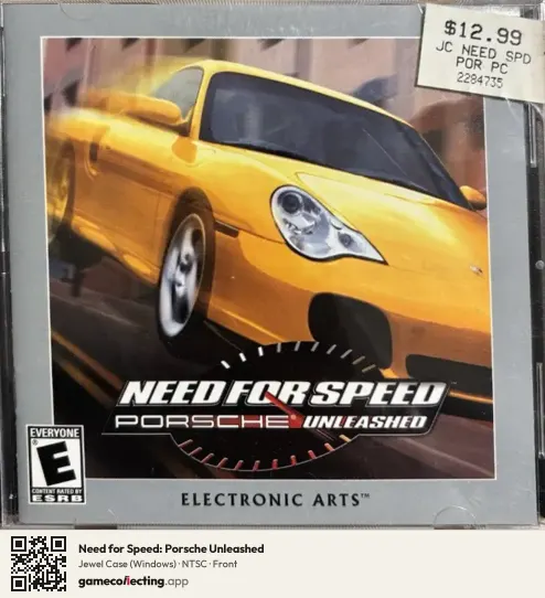 Need for Speed: Porsche Unleashed Computer, NTSC box front