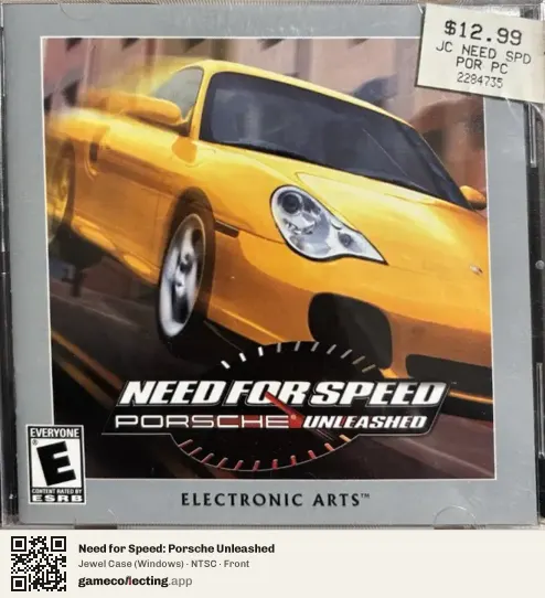 Need for Speed: Porsche Unleashed Computer, NTSC box front