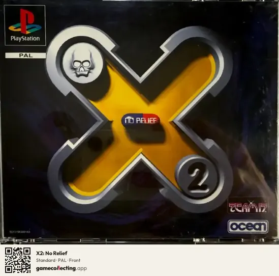 X2: No Relief PlayStation, PAL box front