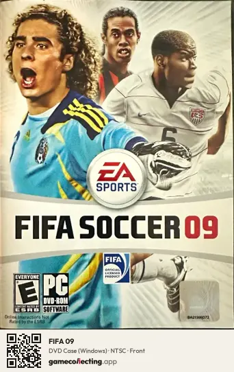 FIFA 09 Computer, NTSC box front