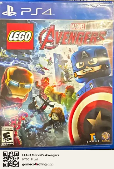 LEGO Marvel's Avengers PlayStation 4, NTSC box front