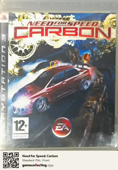 Need for Speed: Carbon PlayStation 3, PAL box front