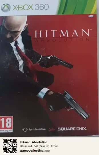 Hitman: Absolution Xbox 360, France box front