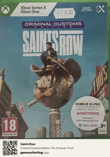 Saints Row Xbox Series X, France box front