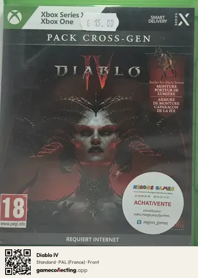 Diablo IV Xbox Series X, France box front