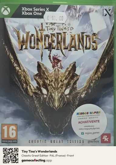 Tiny Tina's Wonderlands Xbox Series X, France box front