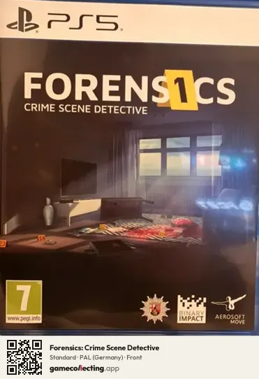 Forensics: Crime Scene Detective PlayStation 5, Germany box front