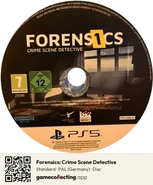 Forensics: Crime Scene Detective PlayStation 5, PAL disc