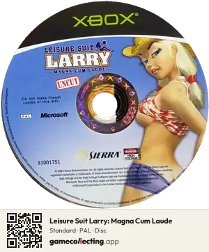 Leisure Suit Larry: Magna Cum Laude Xbox, PAL disc