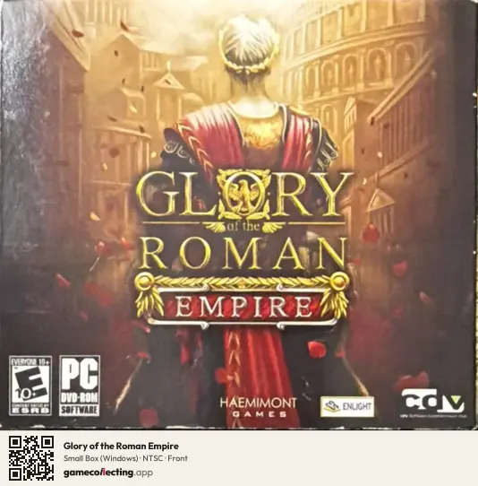 Glory of the Roman Empire Computer, NTSC box front