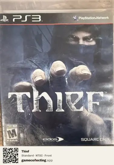 Thief PlayStation 3, NTSC box front