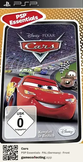 Cars PlayStation Portable, Germany box front