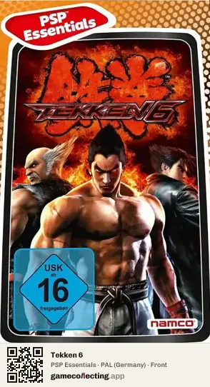 Tekken 6 PlayStation Portable, Germany box front